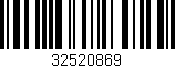 Código de barras (EAN, GTIN, SKU, ISBN): '32520869'