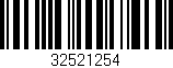 Código de barras (EAN, GTIN, SKU, ISBN): '32521254'