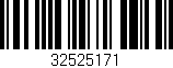 Código de barras (EAN, GTIN, SKU, ISBN): '32525171'