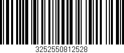 Código de barras (EAN, GTIN, SKU, ISBN): '3252550812528'