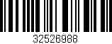 Código de barras (EAN, GTIN, SKU, ISBN): '32526988'