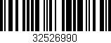 Código de barras (EAN, GTIN, SKU, ISBN): '32526990'