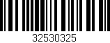 Código de barras (EAN, GTIN, SKU, ISBN): '32530325'