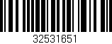 Código de barras (EAN, GTIN, SKU, ISBN): '32531651'