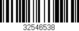 Código de barras (EAN, GTIN, SKU, ISBN): '32546538'