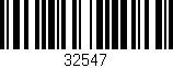 Código de barras (EAN, GTIN, SKU, ISBN): '32547'