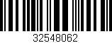 Código de barras (EAN, GTIN, SKU, ISBN): '32548062'