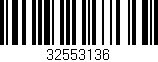 Código de barras (EAN, GTIN, SKU, ISBN): '32553136'