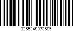 Código de barras (EAN, GTIN, SKU, ISBN): '3255349873595'