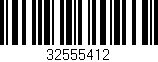 Código de barras (EAN, GTIN, SKU, ISBN): '32555412'