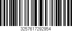 Código de barras (EAN, GTIN, SKU, ISBN): '3257617292954'