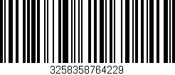Código de barras (EAN, GTIN, SKU, ISBN): '3258358764229'