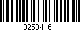 Código de barras (EAN, GTIN, SKU, ISBN): '32584161'