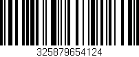 Código de barras (EAN, GTIN, SKU, ISBN): '325879654124'