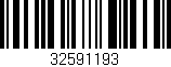 Código de barras (EAN, GTIN, SKU, ISBN): '32591193'