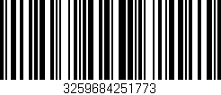 Código de barras (EAN, GTIN, SKU, ISBN): '3259684251773'