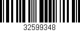 Código de barras (EAN, GTIN, SKU, ISBN): '32599348'