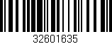 Código de barras (EAN, GTIN, SKU, ISBN): '32601635'