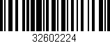 Código de barras (EAN, GTIN, SKU, ISBN): '32602224'