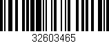 Código de barras (EAN, GTIN, SKU, ISBN): '32603465'
