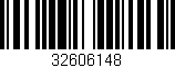 Código de barras (EAN, GTIN, SKU, ISBN): '32606148'