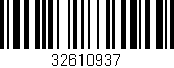 Código de barras (EAN, GTIN, SKU, ISBN): '32610937'