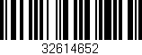 Código de barras (EAN, GTIN, SKU, ISBN): '32614652'
