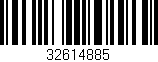 Código de barras (EAN, GTIN, SKU, ISBN): '32614885'