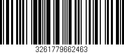 Código de barras (EAN, GTIN, SKU, ISBN): '3261779662463'
