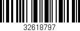 Código de barras (EAN, GTIN, SKU, ISBN): '32618797'
