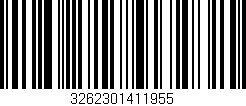 Código de barras (EAN, GTIN, SKU, ISBN): '3262301411955'