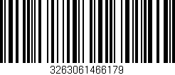 Código de barras (EAN, GTIN, SKU, ISBN): '3263061466179'