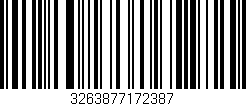 Código de barras (EAN, GTIN, SKU, ISBN): '3263877172387'