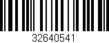 Código de barras (EAN, GTIN, SKU, ISBN): '32640541'