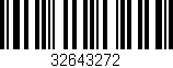 Código de barras (EAN, GTIN, SKU, ISBN): '32643272'