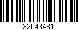 Código de barras (EAN, GTIN, SKU, ISBN): '32643481'