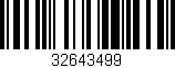 Código de barras (EAN, GTIN, SKU, ISBN): '32643499'