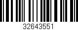 Código de barras (EAN, GTIN, SKU, ISBN): '32643551'