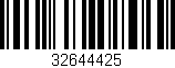 Código de barras (EAN, GTIN, SKU, ISBN): '32644425'