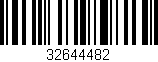 Código de barras (EAN, GTIN, SKU, ISBN): '32644482'