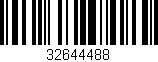 Código de barras (EAN, GTIN, SKU, ISBN): '32644488'