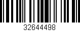 Código de barras (EAN, GTIN, SKU, ISBN): '32644498'