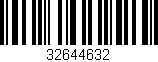 Código de barras (EAN, GTIN, SKU, ISBN): '32644632'