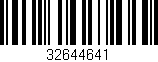 Código de barras (EAN, GTIN, SKU, ISBN): '32644641'