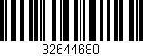 Código de barras (EAN, GTIN, SKU, ISBN): '32644680'