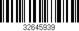 Código de barras (EAN, GTIN, SKU, ISBN): '32645939'