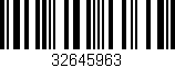 Código de barras (EAN, GTIN, SKU, ISBN): '32645963'