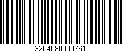 Código de barras (EAN, GTIN, SKU, ISBN): '3264680009761'
