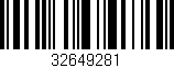 Código de barras (EAN, GTIN, SKU, ISBN): '32649281'