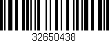 Código de barras (EAN, GTIN, SKU, ISBN): '32650438'